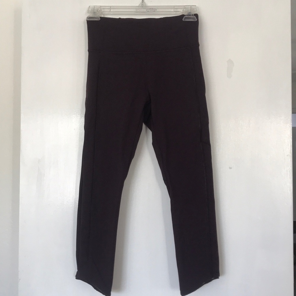 Plum Capri Lululemon- Size 4